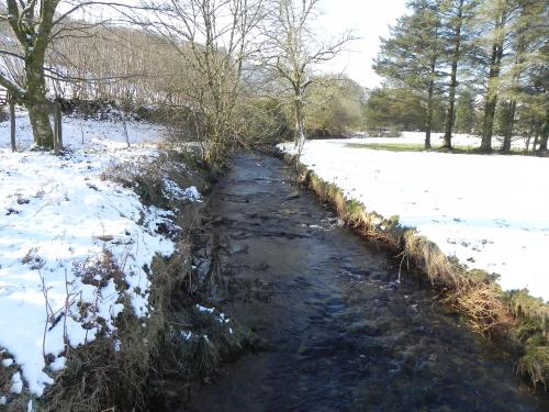 9.-Looking-upstream-from-Westermill-Farm-west-footbridge